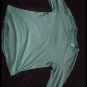 Teal long sleeve shirt